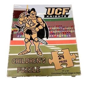 NCAA UCF Knights Jigsaw Puzzle Kids 24 Piece New Football Central Florida UCF